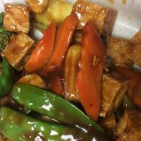 Fried Tofu With Vegetables · 