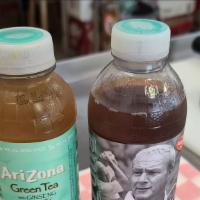 Bottle Drink · Cold Bottle of:
Arizona Bottle Green Tea, Arizona Half&Half