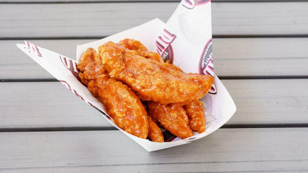 15 Piece Tenders · Choose up to two sauces.