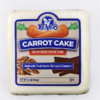 Nemo'S Carrot Cake · Carrot Cake with Cream Cheese Icing and made with fresh Carrots, Walnuts & Cinnamon