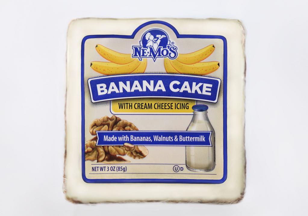 Nemo'S Banana Cake · Banana Cake with Cheese Icing and made with Bananas, Walnuts, and Buttermilk