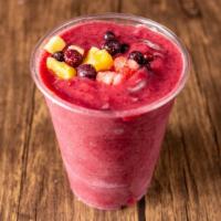 Tutti-Frutti Smoothie (24 Oz) · Banana, blueberries, strawberries, and mango.