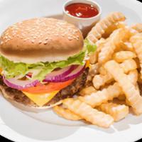 Cheeseburger Combo* · 960 cal. *Consuming raw or undercooked meats, poultry, seafood, shellfish, or eggs may incre...