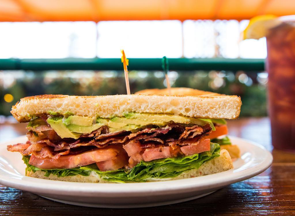 Blt · Bacon, lettuce, tomato and mayo. Your choice of toasted bread.