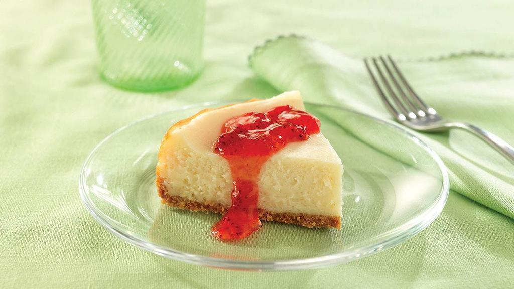 Cheesecake  · Available by the slice, half or whole cake.