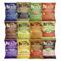 Kettle Cooked Chips 1.9 Oz Bag · Kettle Brand Potato Chips Variety Pack, Sea Salt & Vinegar, Krinkle Salt & Pepper, Backyard ...