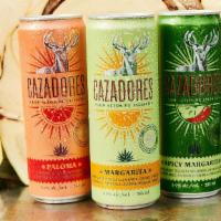 *New* Cazadores Margarita Cans 4-Pack · Each of the Tequila Cazadores' 12 ounce cans is naturally gluten-free and will feature 100% ...