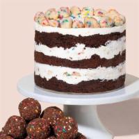 The Chocolatey Classic · Classic, but make it chocolate: one 6” Chocolate Birthday Cake, plus a dozen Chocolate B’day...