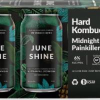 6 Pack June Shine Midnight Painkiller Hard Kombucha · 12 oz. can. Must be 21 to purchase.