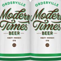 4 Pack Modern Times Orderville Hazy Mosaic Ipa · 16 oz. can. Must be 21 to purchase.