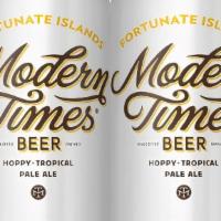 4 Pack Modern Times Fortunate Islands Hoppy Tropical Pale Ale · 16 oz. can. Must be 21 to purchase.