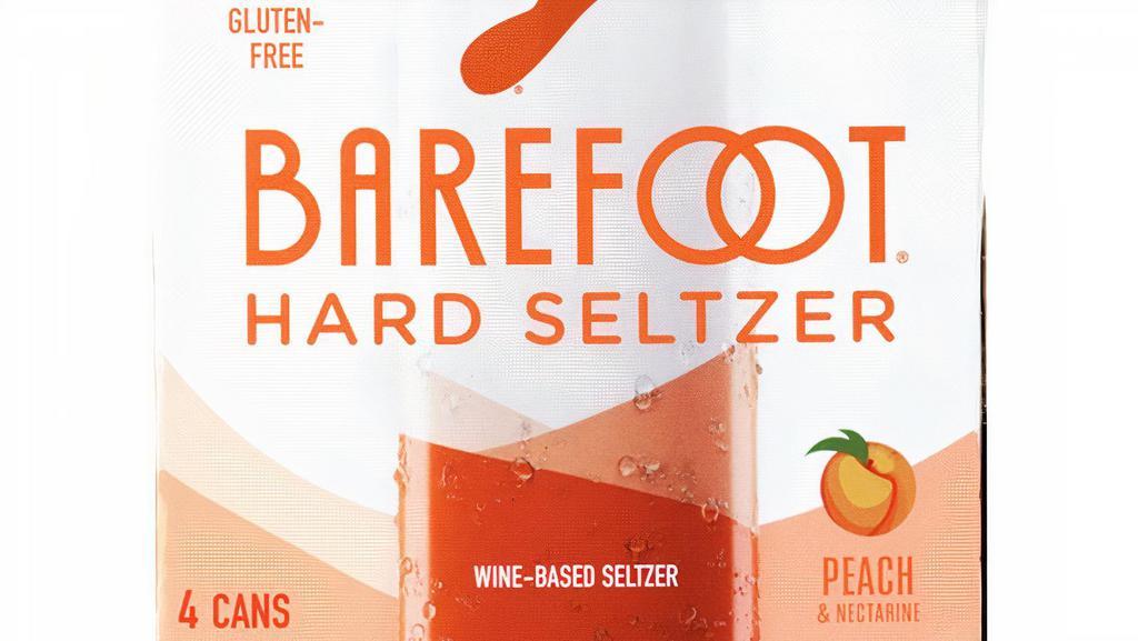 Barefoot Wine Hard Seltzer Peach & Nectarine 4X 250Ml Cans · 