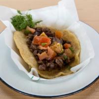 Classic Steak Taco · Authentic taco with steak on fresh-made corn or flour tortillas, served with fresh pico de g...