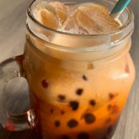 Thai Iced Tea + Boba · 