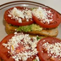 Avocado Toast · With tomatoes and feta cheese
