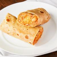 Shredded Chicken Burrito · Only Shredded Chicken Comes Inside our Burrito