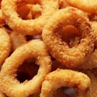 Onion Rings (12) · Battered, deep fried onion rings