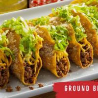 Ground Beef Taco · What we’re famous for since 1954! Chef-griddled stone ground corn tortilla, cheese, lettuce,...