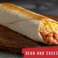 Bean & Cheese Burrito · Slow cooked refried beans and American cheese.
