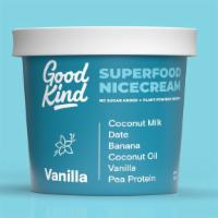 Vanilla · Vanilla Superfood Nicecream
- Organic Coconut Milk
- Organic Dates
- Organic Banana
- Organi...