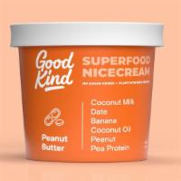 Peanut Butter · Peanut Butter Superfood Nicecream
- Organic Coconut Milk
- Organic Dates
- Organic Banana
- ...