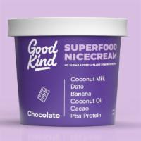 Chocolate · Chocolate Superfood Nicecream
- Organic Coconut Milk
- Organic Dates
- Organic Banana
- Orga...