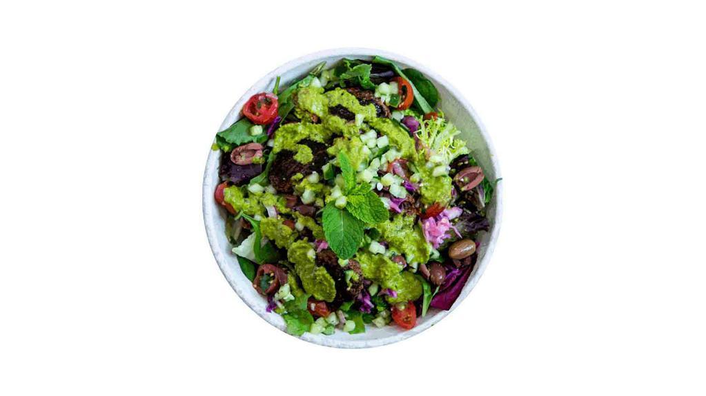 Salad · Organic Arugula, SuperGreens, Spinach, Mesclun, Romaine.