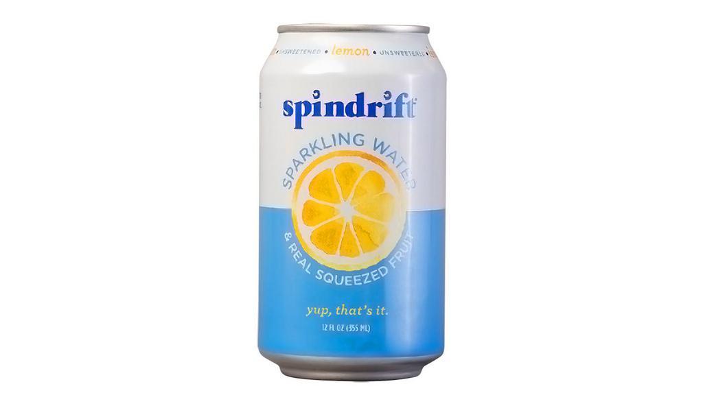 Spindrift Sparkling Water - Lemon · With a pleasant hint of citrusy sparkle, this sip is the perfect way to enhance (not overwhelm!) your meal.