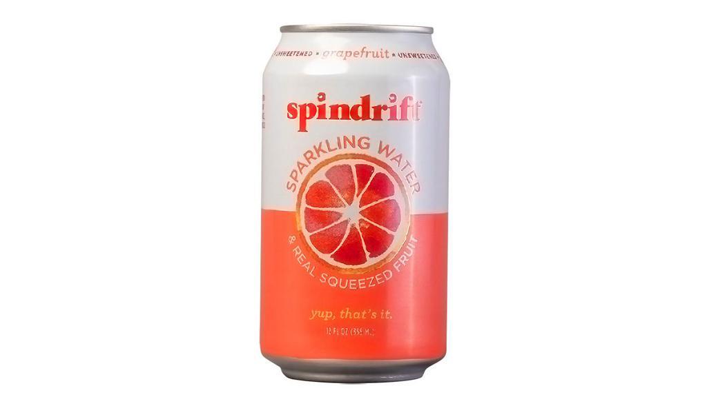 Spindrift Sparkling Water - Grapefruit · Made from California Grapefruits, this beloved flavor is tangy with just the right amount of fizz.