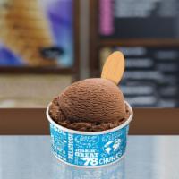 Chocolate Ice Cream · Chocolate ice cream.