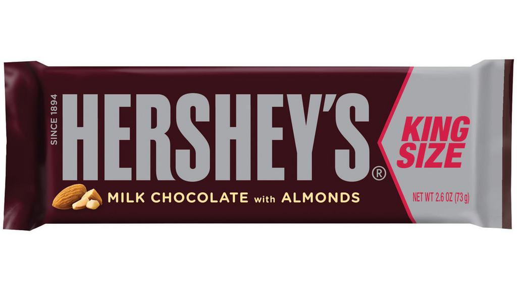 Hershey'S Milk Chocolate Bar With Almonds King Size (3 Oz) · 