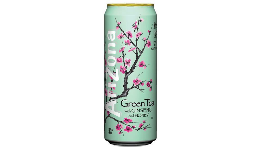 Arizona Green Tea Drink With Ginseng And Honey, Cans (23 Oz) · 