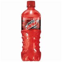 Mountain Dew Code Red Soda Bottle (20 Oz) · 
