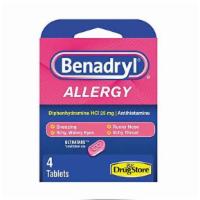 Benadryl Ultratabs Antihistamine Allergy Relief Tablets (4 Ct) · 