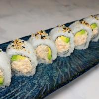 Real Crab Roll · Eight pieces real crab meat and avocado.