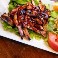 Kid'S Chicken Teriyaki · Grilled chicken with house-made teriyaki sauce. Served with smaller portion of meat and one ...