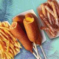 Sampler Platter · The Perfect Platter! Choose any 4 stick items, plus one of our delicious regular size sides,...