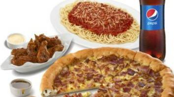 Party Pack · 3 Large 2 Topping Pizza, 10 Wings & 2 Liter Soda