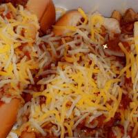 2 Chilli Dogs , Chips , Drink · 