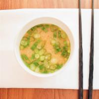 Miso Soup · Make your bowl with classic miso soup to warm you up. tofu and green onion in miso base