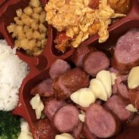 Taiwanese Sausage Rice Meal / 台灣香腸飯 · 