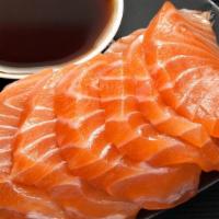 Sashimi (7) · Single: seven pieces one choice of ahi tuna, salmon or yellowtail.