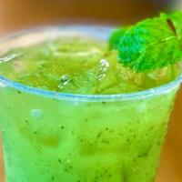 Cucumber Mint Yuzunade · Cucumber, Mint and Yuzu combined to make a refreshing drink.