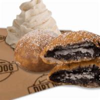 Deep Fried Oreos · 2 Deep Fried Oreos |

Fried in House Batter & Served With Horchata Whipped Cream