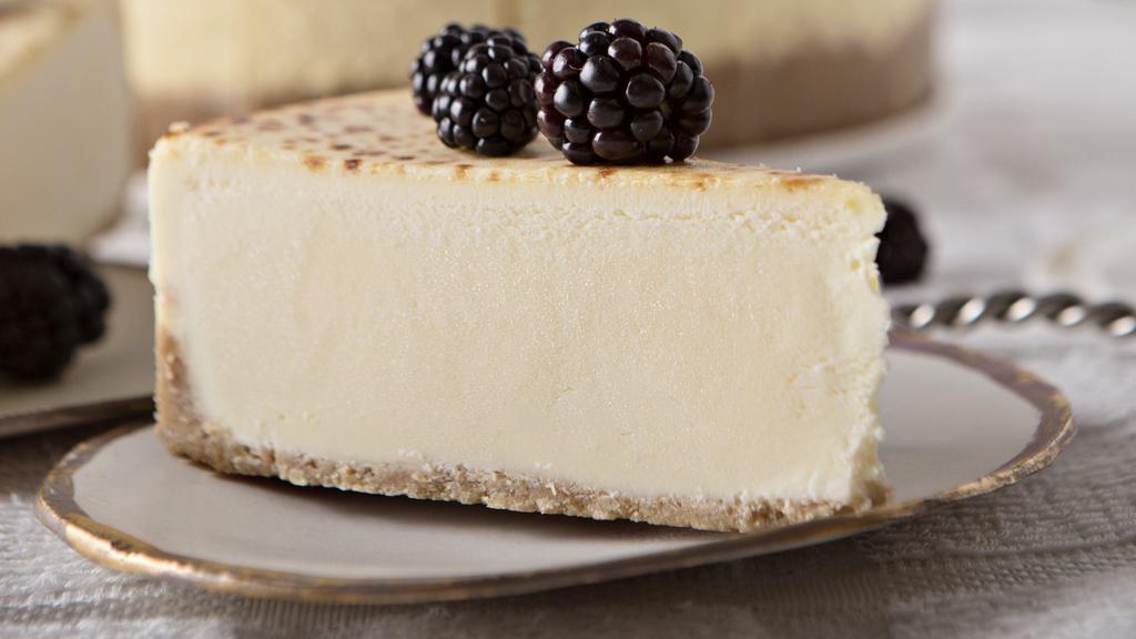 Big Cheese Brûlée Cheesecake · Hand-fired classic NY Cheesecake so creamy, so smooth, so satisfying it makes the Statue of Liberty smile.