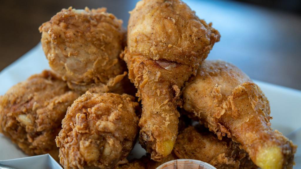 Six Drumsticks · Six Drumsticks. Big Mama's family recipe, passed down 5 generations, this is how traditional fried chicken is supposed to taste Golden Brown Delicious! *Mary's Air Chilled Free Range Chicken.