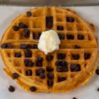 Chocolate Chip Waffle · Our from scratch Chocolate Chip Waffle has chocolate chips loaded and topped. It is crisp an...