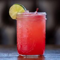 Cherry Limeade · Fresh Squeezed Organic limes, Cherries, organic cane sugar, and filtered water.