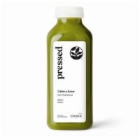 Cold Pressed Celery Juice · Packed with 15 vitamins and minerals, celery juice aids in digestion, detoxification, and ca...