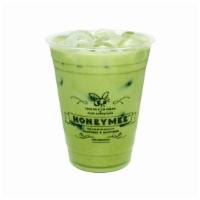 Honey Matcha Latte Iced · Ceremonial matcha from the Yame region with honey and milk.